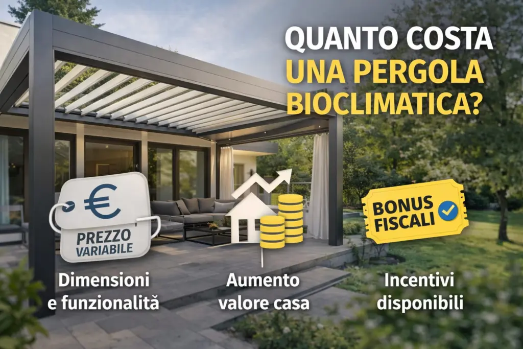 Quanto costa una pergola bioclimatica?